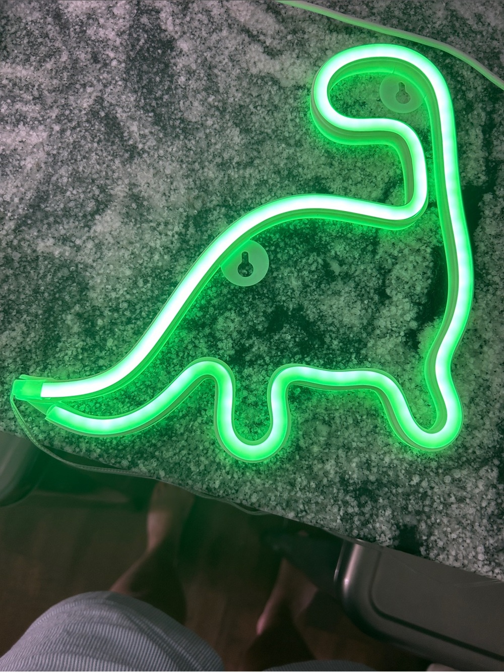 Green Dinosaur LED Wall Light